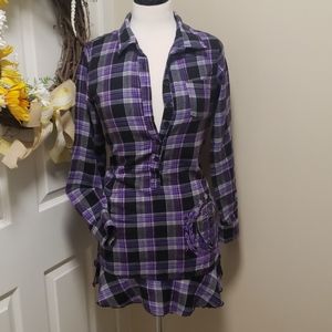 🌻 G21 Flannel Pajama Dress.